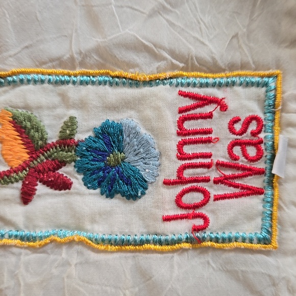 Johnny Was Cream Embroidered Top - Picture 2 of 4